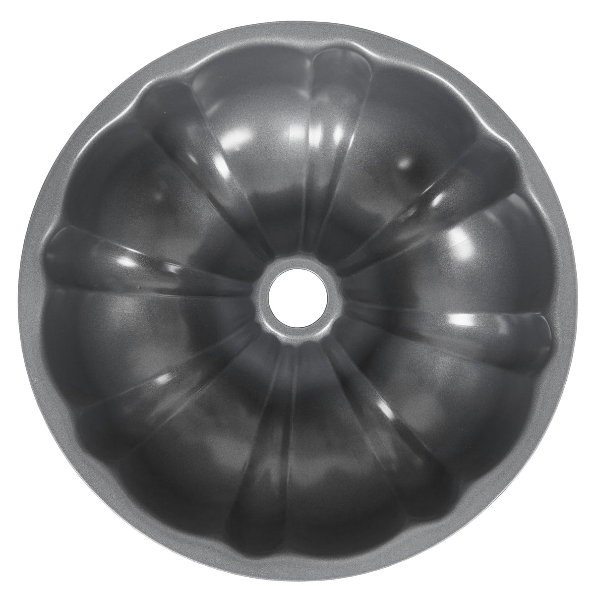 Wilton Everyday Non-Stick Bundt Cake Pan 9.51" Fluted Tube Baking Pan, Packaging May Vary